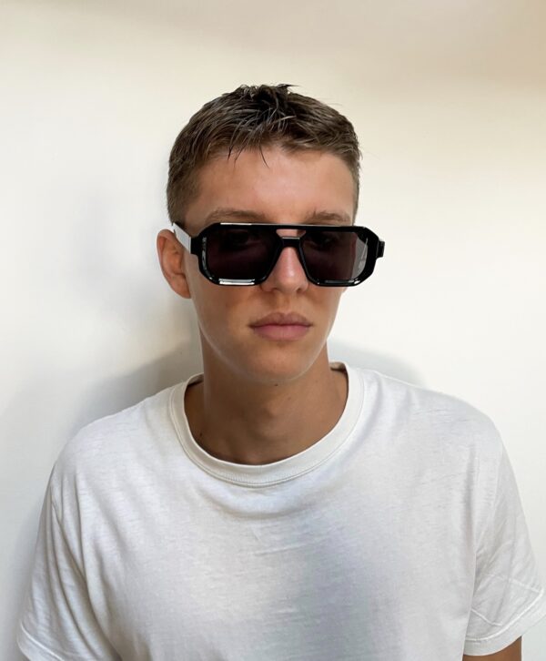 lunettes-soleil-unisexe-noir-portée-camden Camden